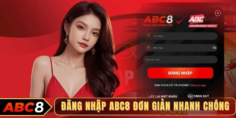 Đăng nhập ABC8 dễ như ăn kèo thắng